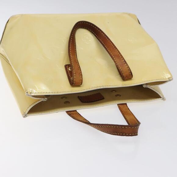 LOUIS VUITTON Monogram Vernis Reade PM Hand Bag Perle M91336 - Picture 6 of 12